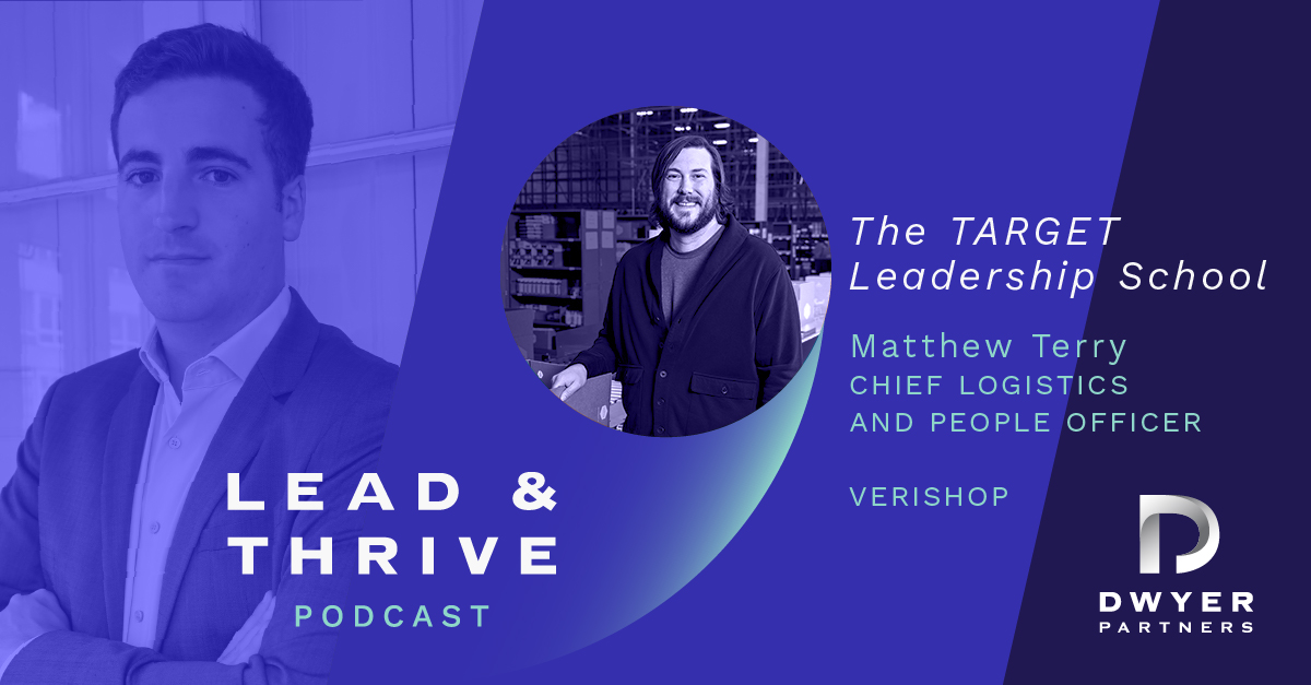 The Target Leadership School, with Chief Logistics and People Officer Matthew Terry