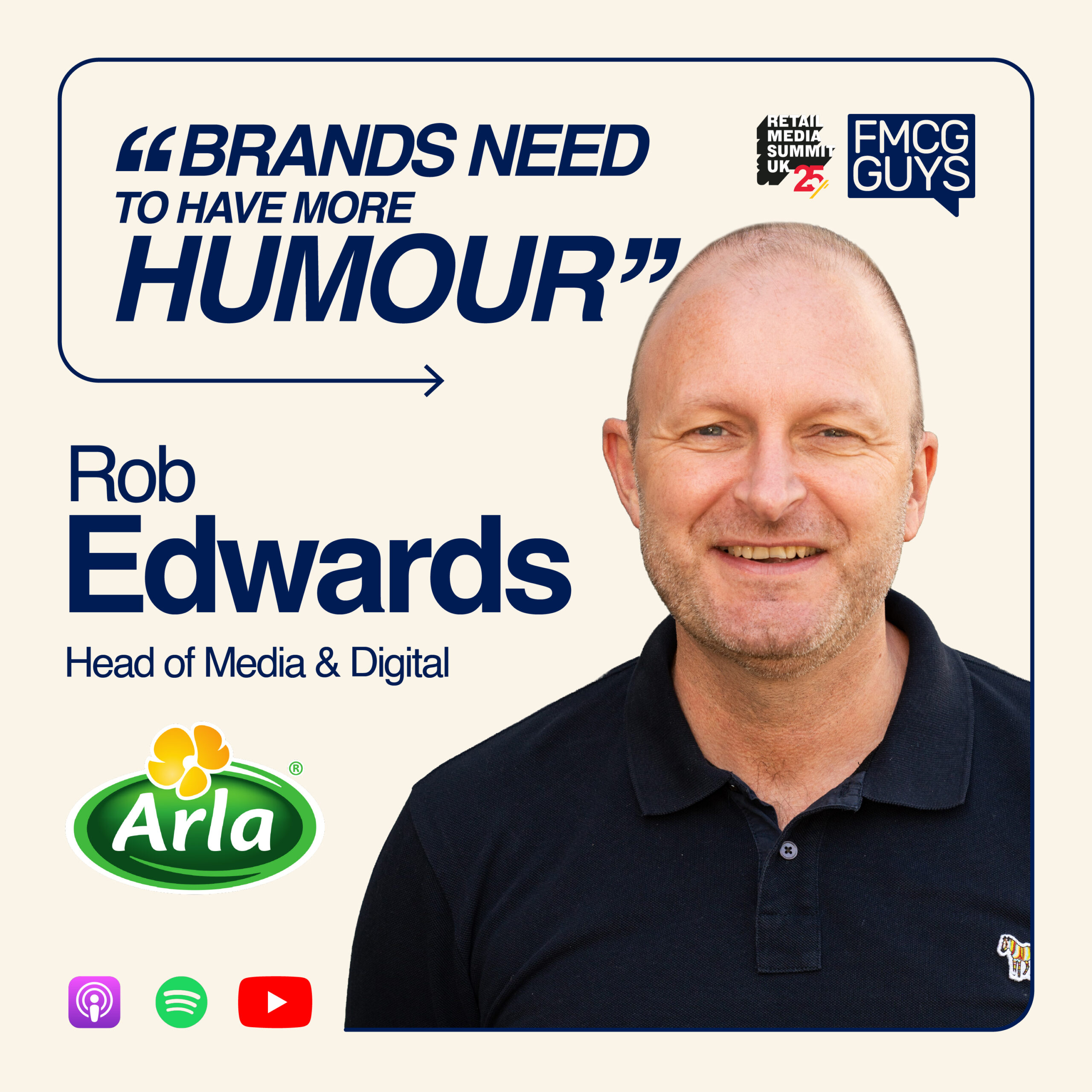 290. Rob Edwards, Head of Media and Digital at Arla Foods UK: Retail Media, Quality Content, Brand Humour and An Outsider’s Perspective