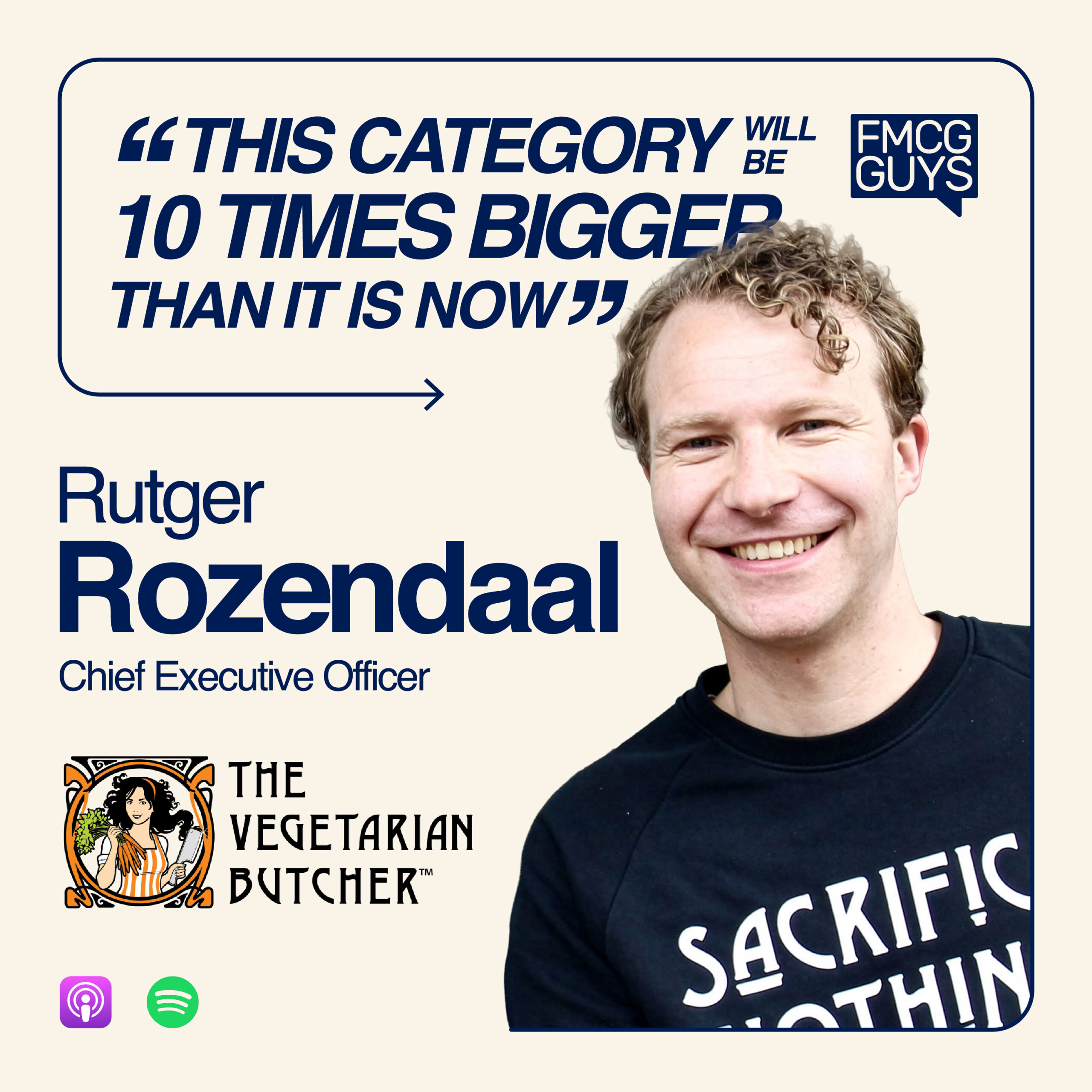 295. Rutger Rozendaal, CEO at The Vegetarian Butcher: Present of Future of Plant Based, Leading as a Millenial, Lobbying, Societal benefits of eating less meat