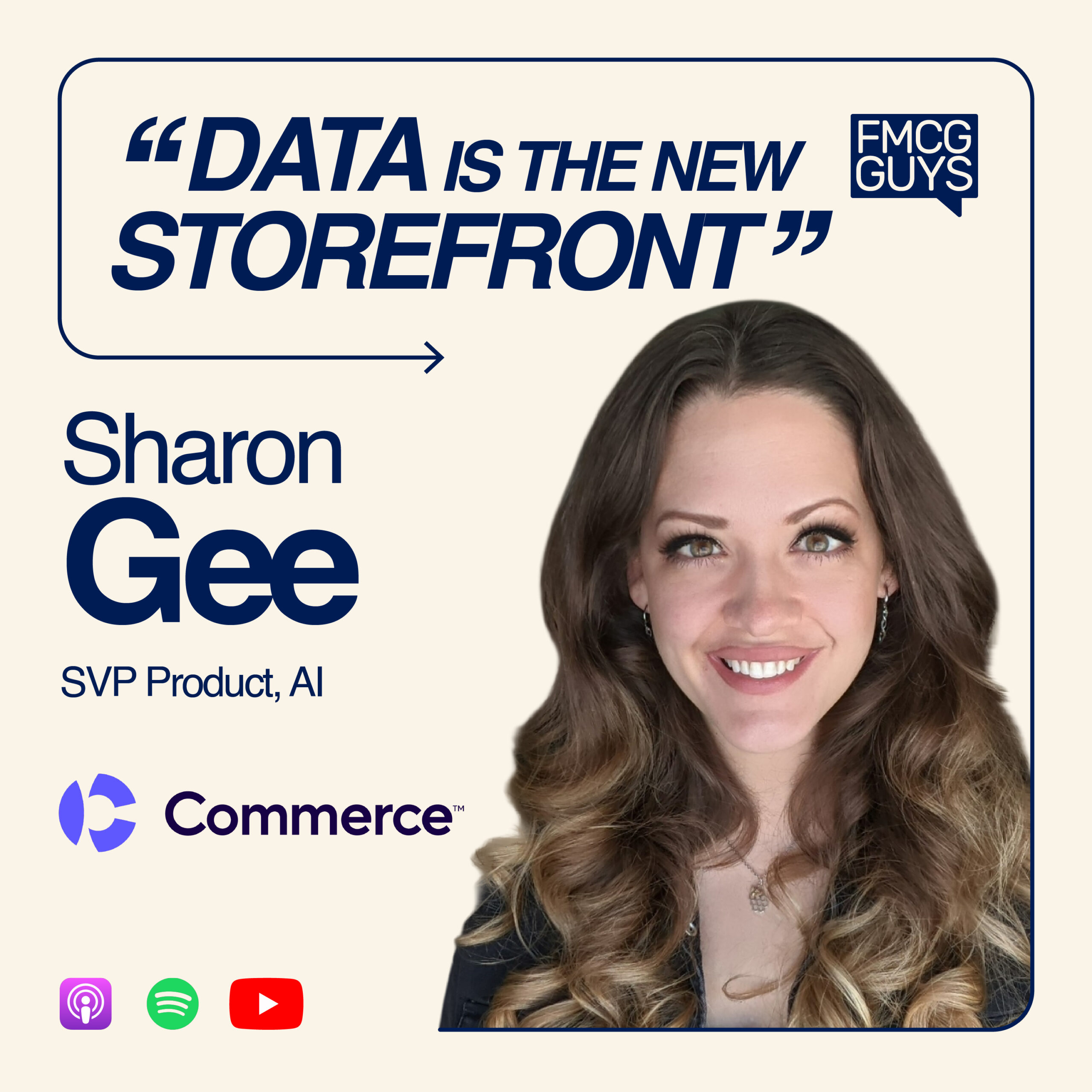 303. Sharon Gee, SVP Product, AI at Commerce: Visibility in Agentic, Brand Websites, Data + Commerce, Customers as a Channel